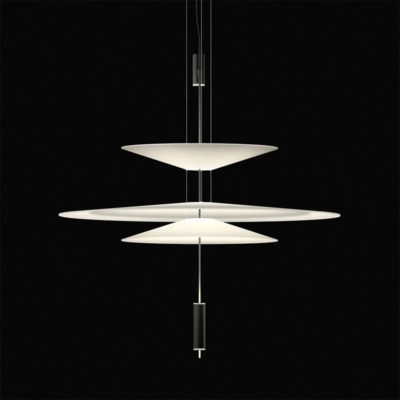 Moderne Pendelleuchte aus Acryl im nordischen Designerstil - vue 4 sur 14