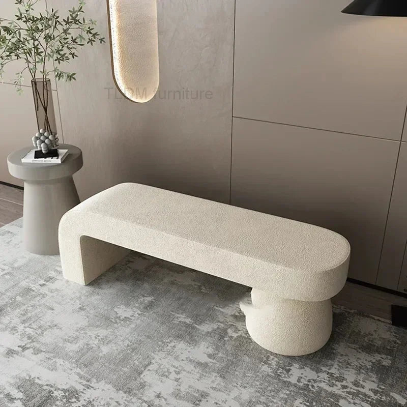 tabourets à langer en laine d'agneau pour un intérieur élégant - vue 2 sur 33