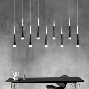 Kegelförmiger LED-Kronleuchter im modernen nordischen Design