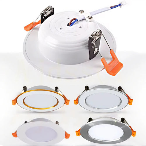 LED-Einbauspot mit drei Lichtfarben moderner Einbaustrahler - vue 2 sur 9