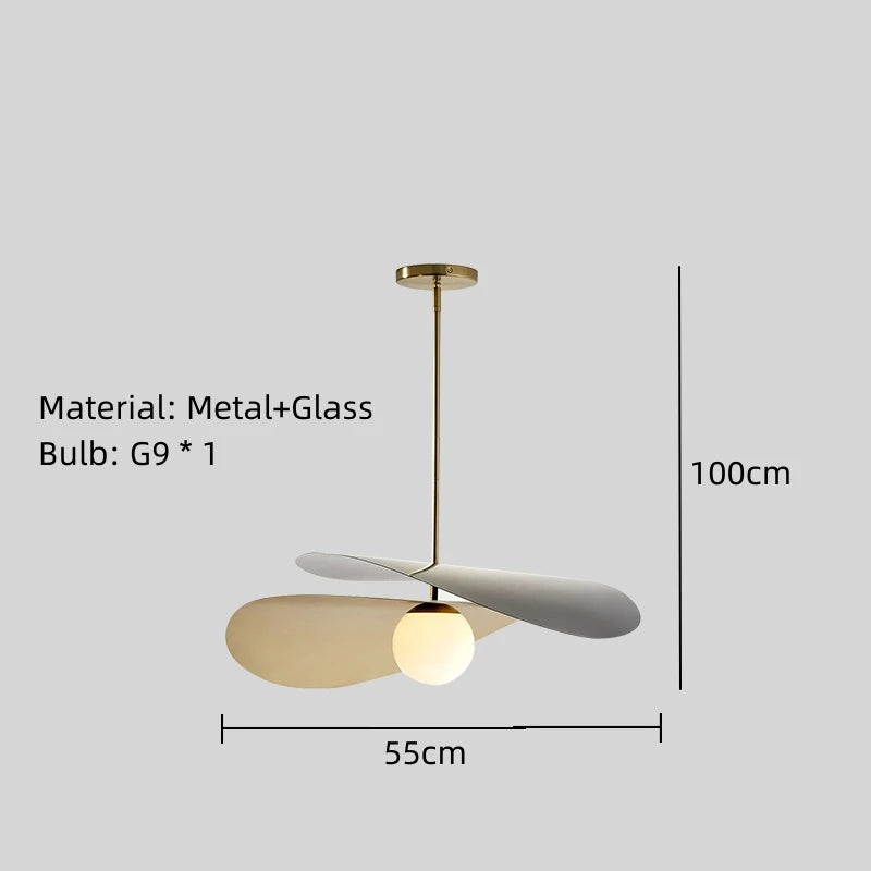 suspension 	 style en métal et verre pour boutique