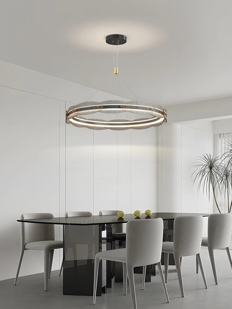 lustre moderne design pour salon et restaurant suspension - vue 2 sur 12