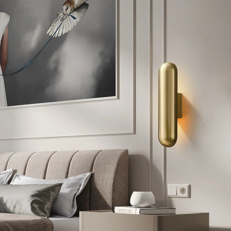 applique murale led vintage industrielle à intensité variable avec télécommande - vue 4 sur 8