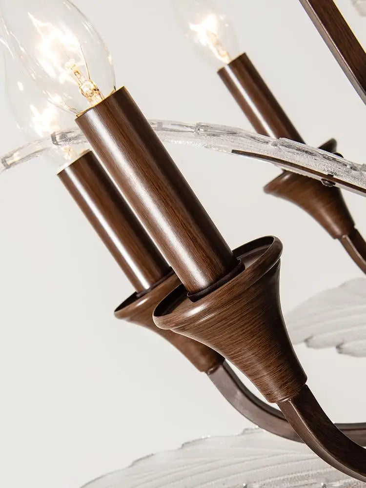 lustre vintage en cristal pour éclairage intérieur élégant - vue 9 sur 9