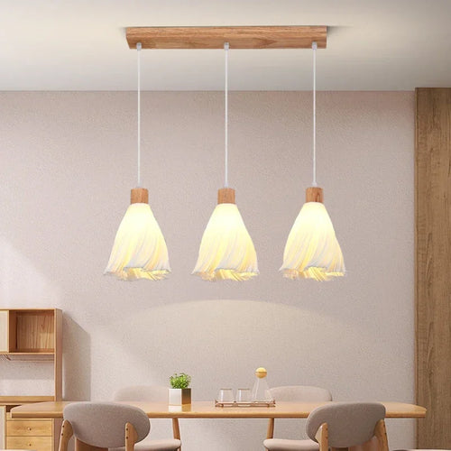 Moderner LED-Kronleuchter halbkreisförmig für Bar, Restaurant und Geschäft - vue 3 sur 12