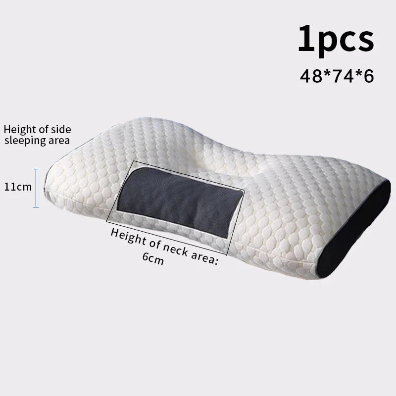 oreiller cervical orthopédique en fibre de soja pour un sommeil réparateur