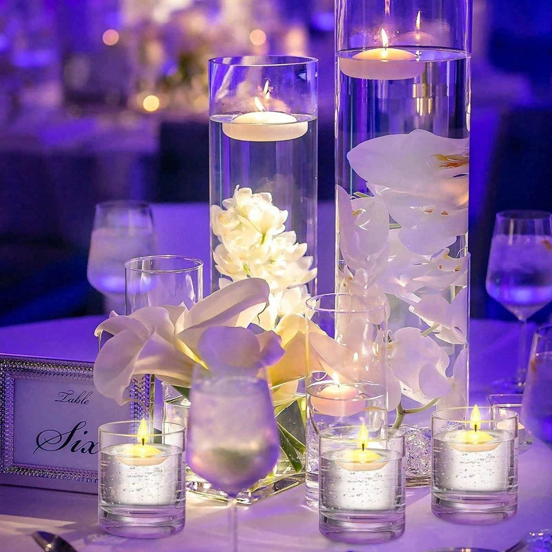 lot de bougies flottantes non parfumées pour toutes occasions romantiques - vue 6 sur 13