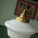 iwhd suspension led en verre et cuivre style nordique moderne