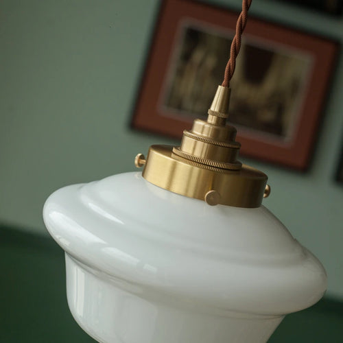 iwhd suspension led en verre et cuivre style nordique moderne
