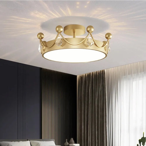 plafonnier minimaliste en cristal design scandinave luxe
