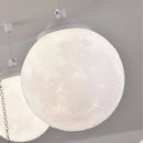 Kronleuchter Design 3D LED Mond Kugelform Pendelleuchte Innen