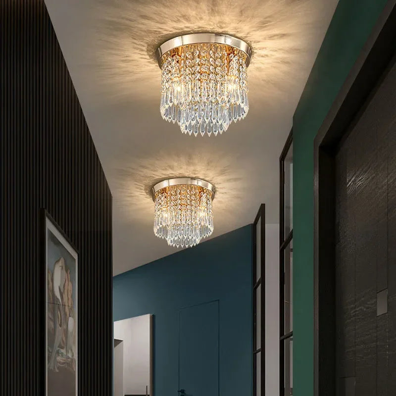 plafonnier led bohémien en bois style luxe moderne décoratif monté en surface - vue 4 sur 20