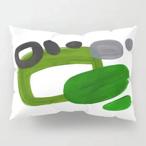 taie d'oreiller rectangulaire décorative avec soutien lombaire