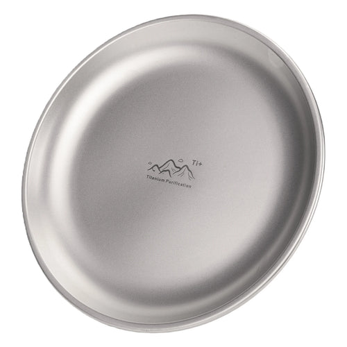 Assiette titane ultralégère portable pour camping randonnée