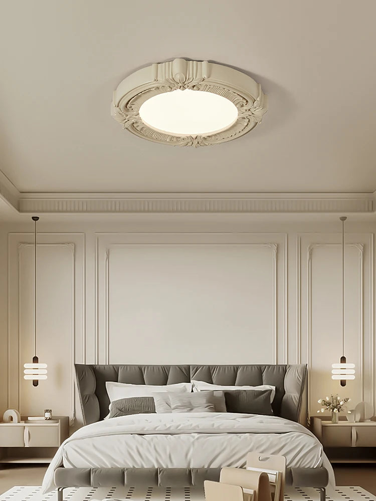 plafonnier rétro en résine design français pour intérieur moderne - vue 4 sur 10