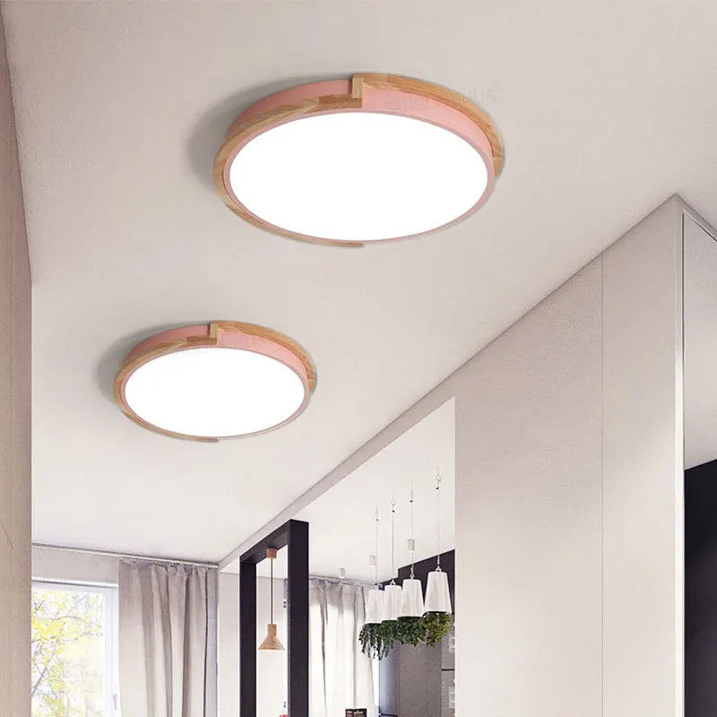 Plafonnier moderne à LEDs lumière Macaron pour chambre salon salle à manger allée décor à la maison - vue 5 sur 24