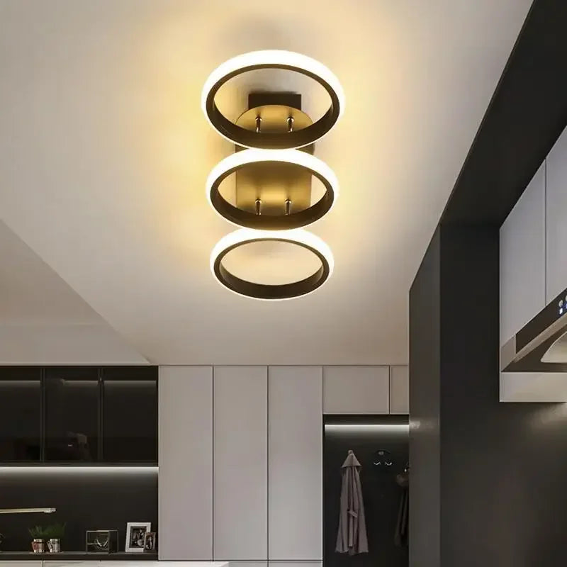 plafonnier moderne à leds pour éclairage intérieur décoratif - vue 3 sur 10