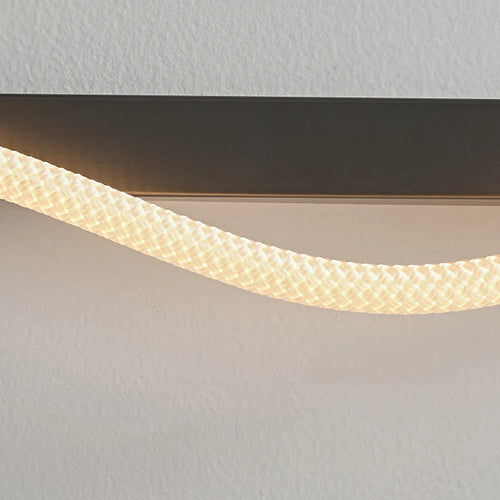 Moderne minimalistische Wandleuchte aus Edelstahl mit elegantem Design - vue 4 sur 7