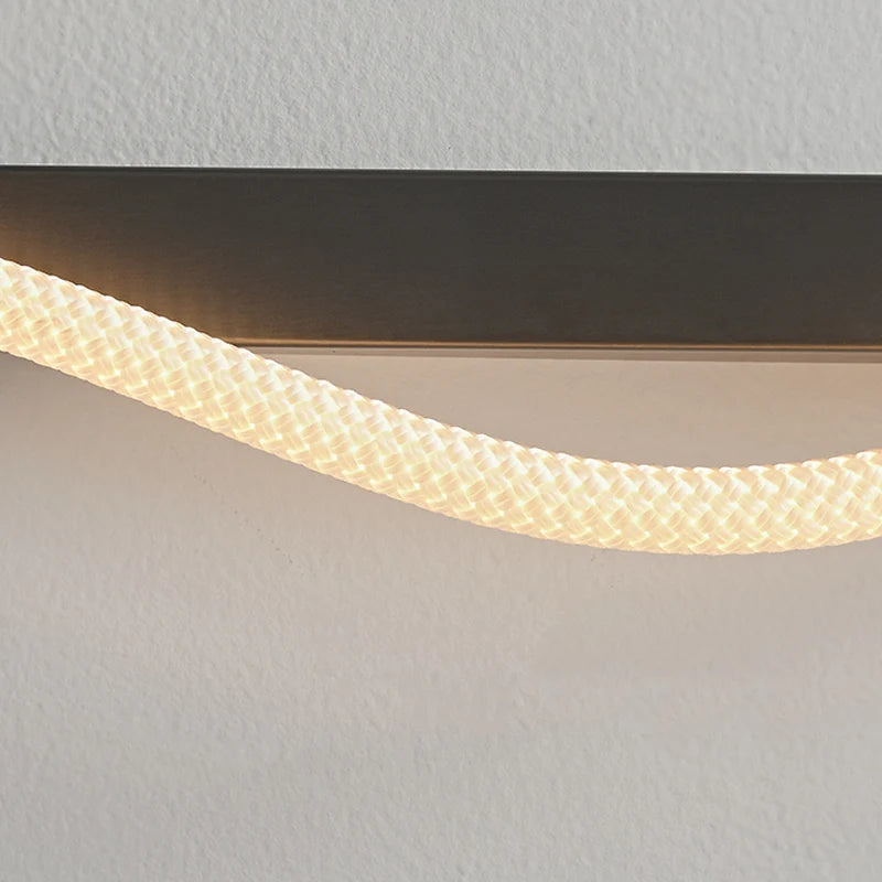 Moderne minimalistische Wandleuchte aus Edelstahl mit elegantem Design - vue 4 sur 7