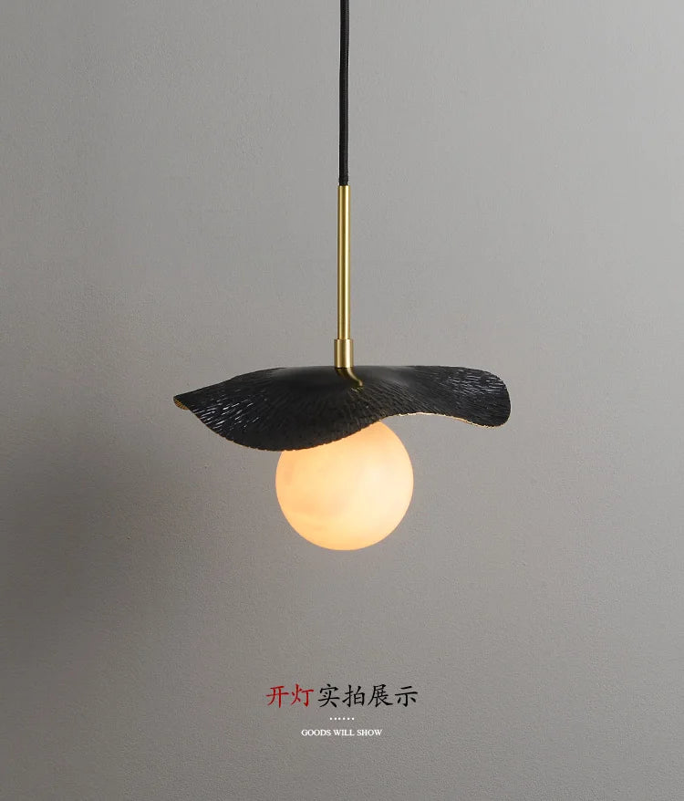 Cloud stone bedside pendant lamp, modern new Chinese style creative designer, bar and restaurant lamp, minimalist - vue 6 sur 6