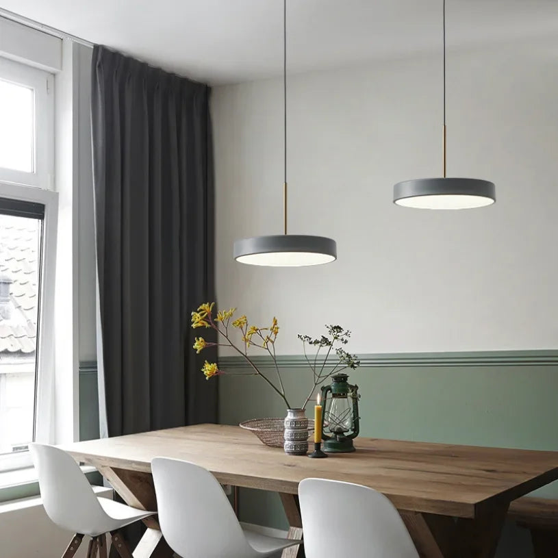 Suspension led rond pour décoration moderne - vue 3 sur 8