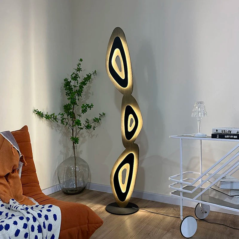 lampadaire led moderne design créatif art luminaires - vue 3 sur 5