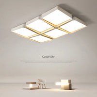 LED-Deckenleuchte minimalistisch modern geometrisch nordisch atmosphärisch