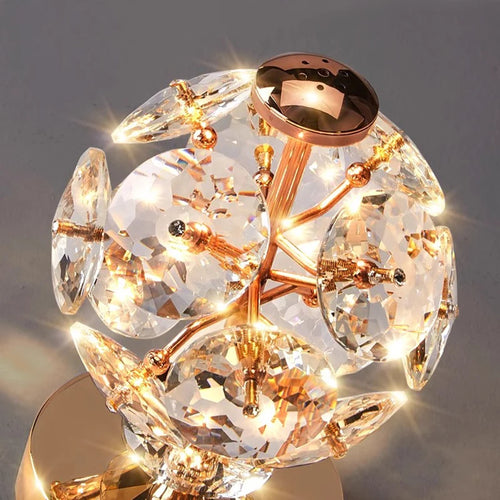 suspension cristal pissenlit avec télécommande et gradation - vue 5 sur 8