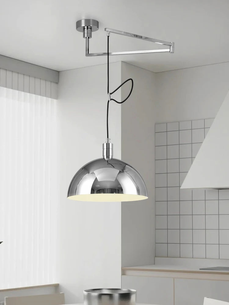 lustre à tête unique angle réglable design minimaliste moderne