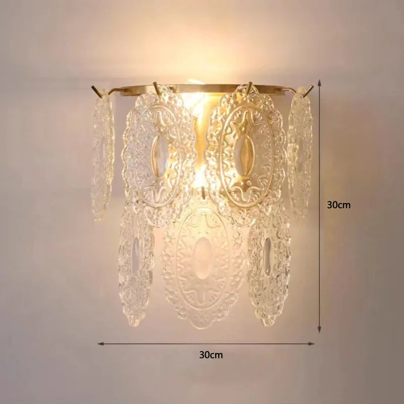 Design-Wandleuchte aus Glas für moderne Inneneinrichtung - vue 11 sur 12