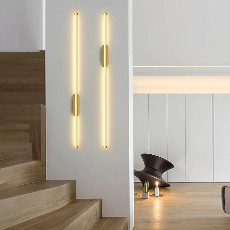 Applique murale LED en or noir - vue 6 sur 10