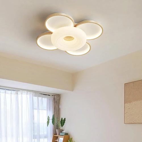 Moderne nordische LED-Deckenleuchte für das Wohnzimmer, minimalistisch und atmosphärisch - vue 4 sur 10