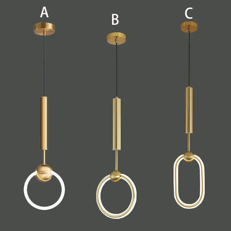 Moderne minimalistische Pendelleuchte in Luxusausführung für Inneneinrichtungen - vue 3 sur 22