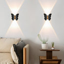 LED-Außenwandleuchte Schmetterling Dekor