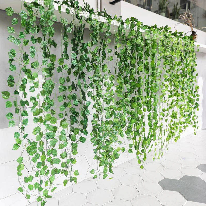 jardinière murale en rotin et osier fait main pour plantes - vue 7 sur 28