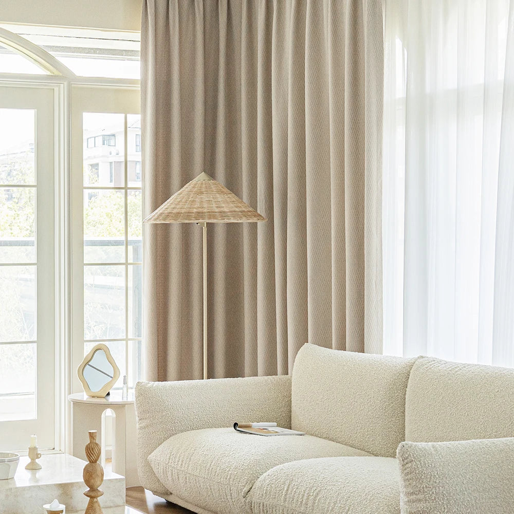 Rideau occultant moderne pour salon et chambre