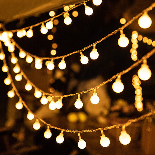 guirlande lumineuse féerique flocons étoiles décoration fête Noël