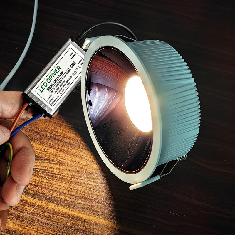 Downlight impermeável IP65LED, umidade e névoa, cozinha banheiro e vaso sanitário holofotes, beirais ao ar livre , 20W, - vue 4 sur 6