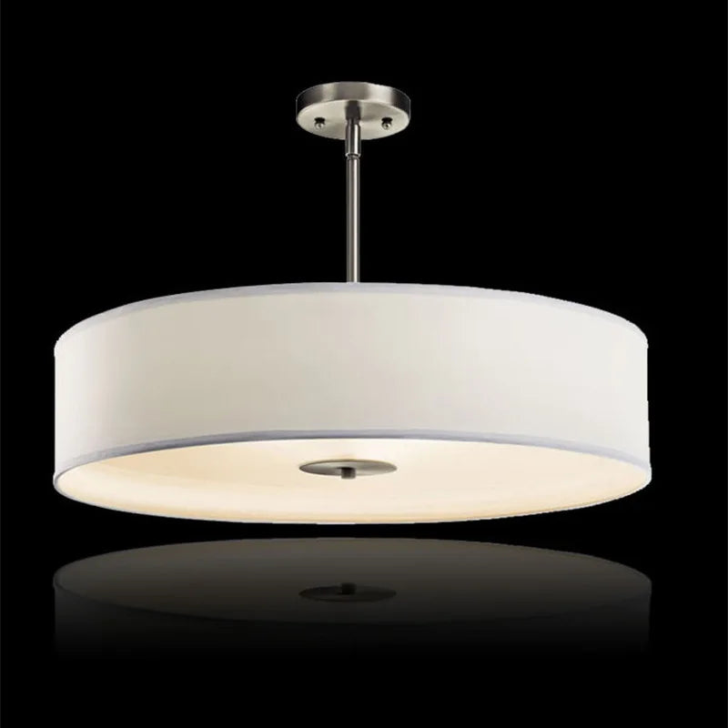 Lustre LED nordique circulaire moderne - vue 5 sur 9