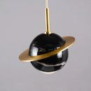 Suspension led marbre design moderne