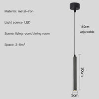 lampe led suspendue au style simple et moderne haut de gamme