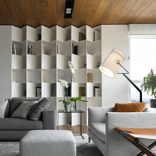 LED-Stehleuchte mit drehbarem italienischem Design - vue 8 sur 8