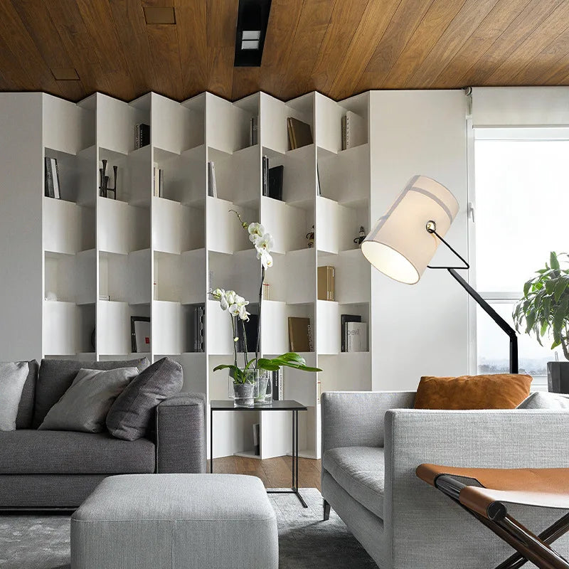LED-Stehleuchte mit drehbarem italienischem Design - vue 8 sur 8