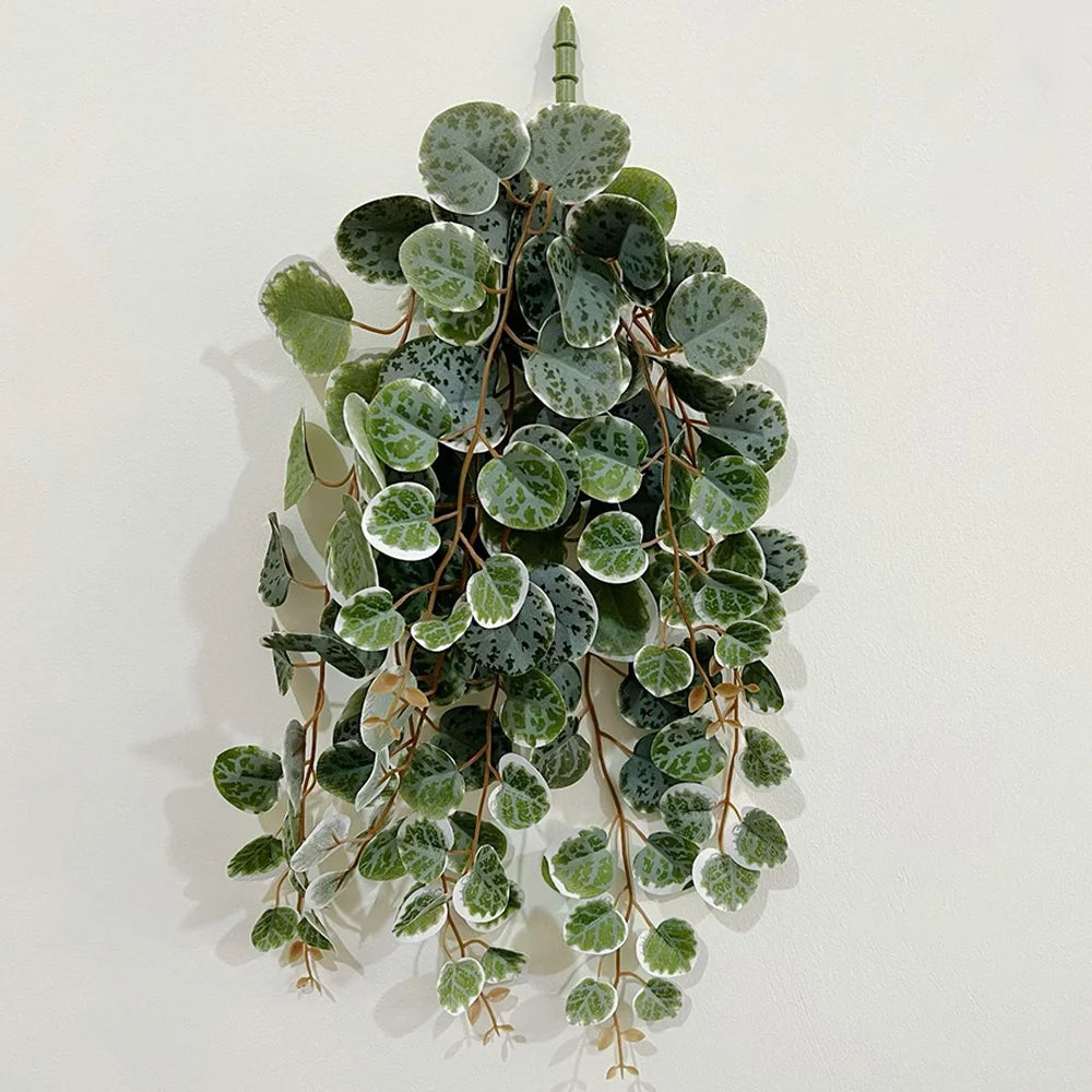 Plantes artificielles eucalyptus pour décoration murale et jardin