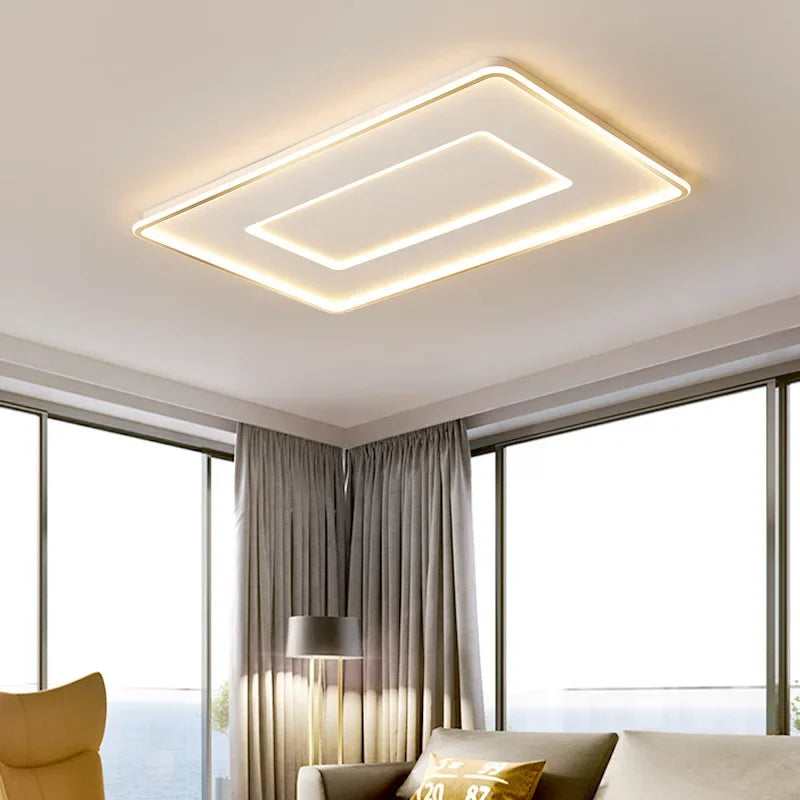 lustre moderne à leds pour décoration intérieure luminaire - vue 4 sur 24