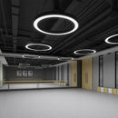 LED-Kronleuchter mit runden Ringen für kreative, moderne Beleuchtung