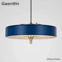 suspension ronde nordique luminaires led pour décoration moderne