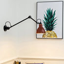 applique murale rotative avec prise en métal