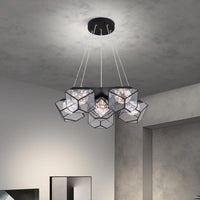 Luxuriöser nordischer Rubik's Cube Kronleuchter mit Sternendesign für das Wohnzimmer