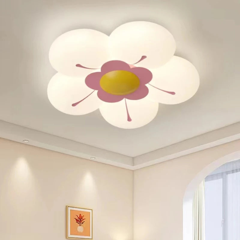 plafonnier romantique pour chambre de petite fille fleurie et chaleureuse - vue 3 sur 16